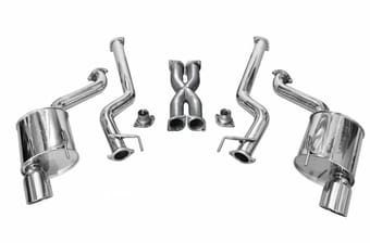 injen 15-16 ford mustang gt 5.0l v8 3in cat-back stainless steel exhaust ses9201 - image