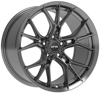 18x8.5 f1r fs1 hyper black 5x112 42mm - image