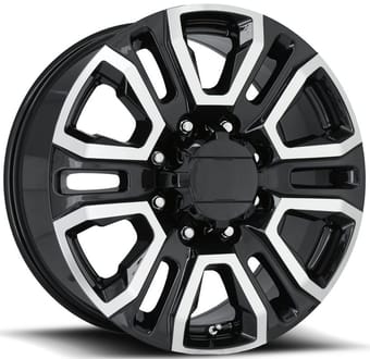 Factory Reproductions Replica GM Denali 2500 FR275 Replica Wheel Gloss Black Machined