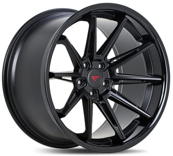 Ferrada CM2 Matte Black w/ Gloss Black Lip