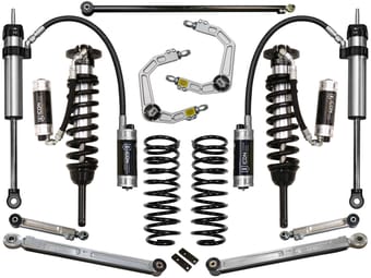 icon 03-09 4runner/fj 0-3" stage 7 suspension system w billet uca k53057 - image