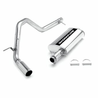 magnaflow 03-06 ford expedition 4.6l,5.4l stainless cat-back performance exhaust system 15755 - image