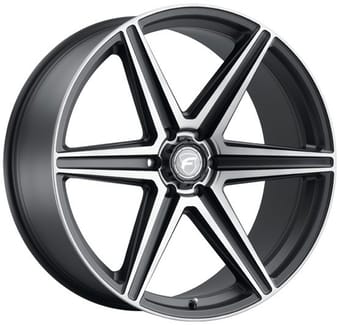 Forgestar X6 Satin Black Machined DDT