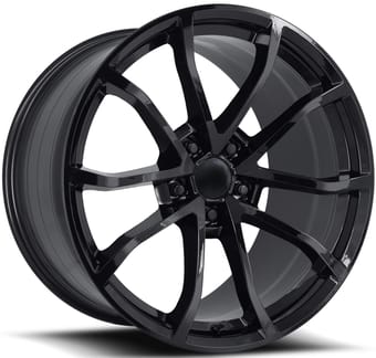 Factory Reproductions Replica Corvette C6 Cup FR25F Replica Wheel Gloss Black
