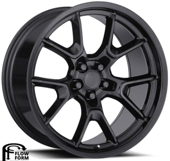 Factory Reproductions Replica Dodge Anniversary FR66F Replica Wheel Gloss Black FR66F