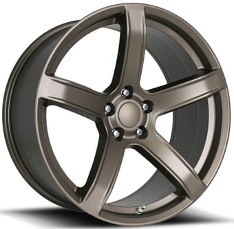 20x11 dodge hellcat hc2 replica wheel bronze fr77f 5x115 -2.5mm - image