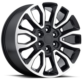 Factory Reproductions Replica Ford Raptor FR53 Replica Wheels Gloss Black Machined Face