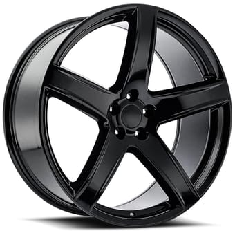 Factory Reproductions Replica Dodge HC2 RAM Truck FR77 Replica Wheel Gloss Black