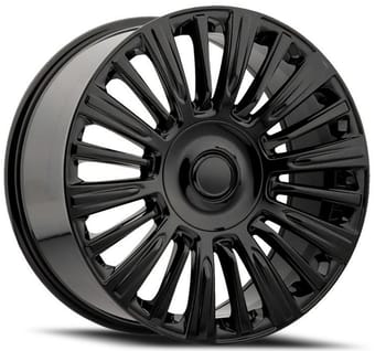 Factory Reproductions Replica Cadillac Escalade Platinum FR91 Replica Wheel Gloss Black