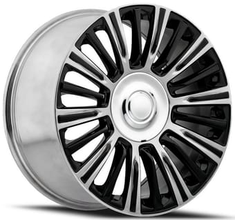 Factory Reproductions Replica Cadillac Escalade Platinum FR91 Replica Wheel Gloss Black Polished