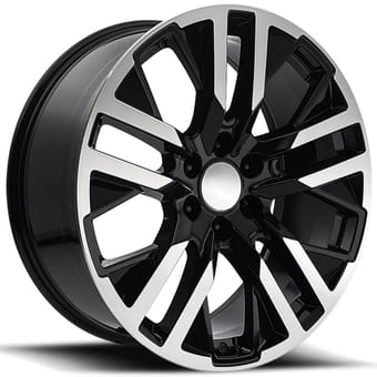 Factory Reproductions Replica GMC Carbonpro Replica Wheel Gloss Black Machined