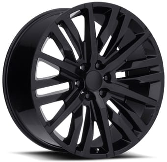 Factory Reproductions Replica GM Split-6 Spoke Replica Wheel Gloss Black
