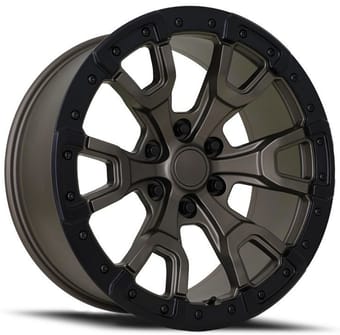 Factory Reproductions Replica Ford Bronco Raptor FR99 Replica Wheel Bronze w/ Black Ring