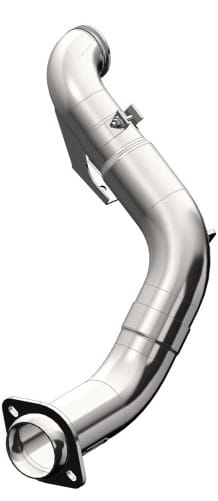 mbrp 2015 ford 6.7l powerstroke (non cab & chassis only) 4in turbo down-pipe t409 aluminized fs9ca460 - image