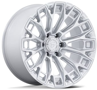 Fuel Off-Road FC882 Trax Gloss Silver Machined