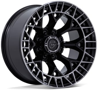 22x12 fuel off-road charger gloss black brushed dark tint (8-lug) fc873 (* may require trimming) 8x180 -44mm - image