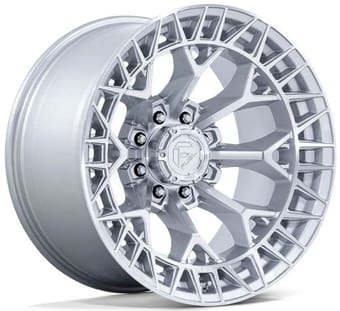 20x10 fuel off-road charger gloss silver machined (8-lug) fc873 8x170 -18mm - image