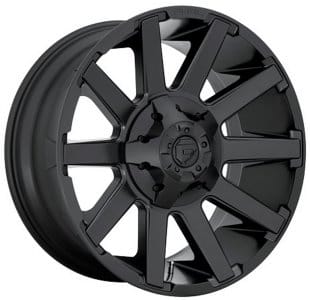 20x9 fuel off-road contra satin black d437 5x4.5/114.3 5x5/127 1mm - image