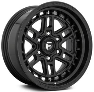 17x9 fuel off-road nitro 6 matte black d667 6x5.5/139.7 -12mm - image