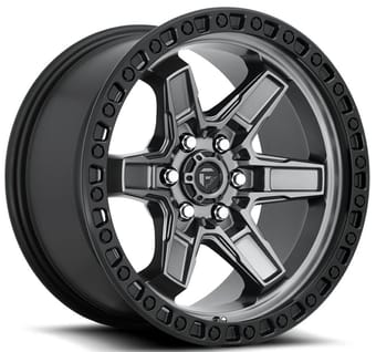 Fuel Off-Road D698 Kicker 6 Anthracite w/ Black Lip