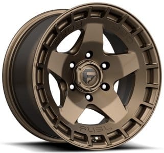 (clearance - no returns) 20x9 fuel off-road wrap matte bronze d735 5x5/127 1mm - image
