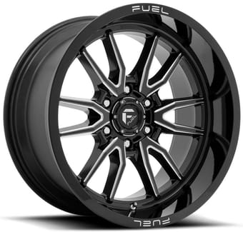 Fuel Off-Road D761 Clash 6 Gloss Black Milled