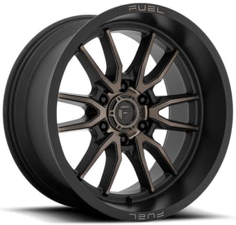 Fuel Off-Road D762 Clash 6 Matte Black w/ Double Dark Tint