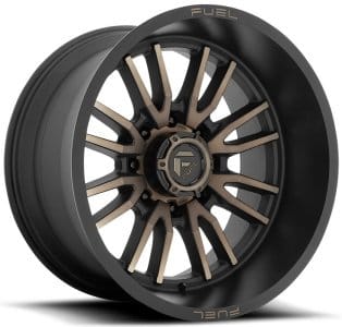 (clearance - no returns) 22x12 fuel off-road clash 8 matte black w/ double dark tint d762 (* may require trimming) 8x6.5/165 -44mm - image