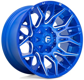 Fuel Off-Road D770 Twitch  Anodized Blue Milled