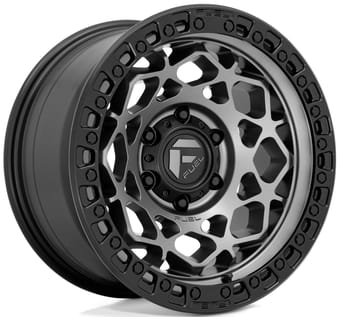 Fuel Off-Road D784 Unit Gunmetal w/ Matte Black Ring