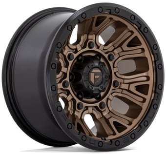 Fuel Off-Road Traction Matte Bronze w/ Black Ring