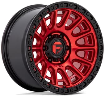 Fuel Off-Road D834 Cycle Candy Red w/ Black Ring