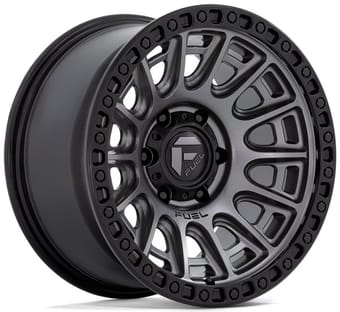 Fuel Off-Road D835 Cycle Matte Gunmetal w/ Black Ring