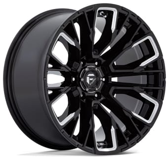 Fuel Off-Road D849 Rebar 6 Gloss Black Milled
