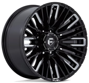 Fuel Off-Road D849 Rebar 8 Gloss Black Milled