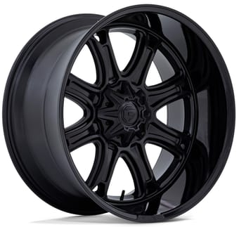 Fuel Off-Road D853 Darkstar Matt Black w/ Gloss Black Lip