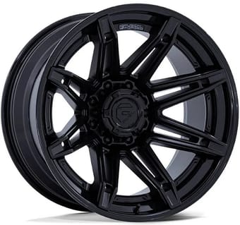 Fuel Off-Road FC401 Brawl Matte Black w/ Gloss Black Lip