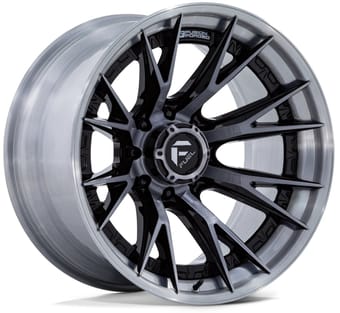 22x10 fuel off-road catalyst gloss black brushed dark tint (8-lug) fc402 8x170 -18mm - image