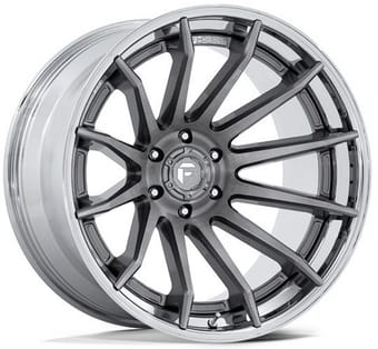 Fuel Off-Road FC403 Burn Platinum w/ Chrome Lip