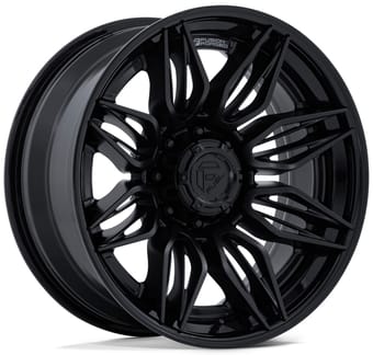 20x10 fuel off-road mutiny matte black w/ gloss black lip fc404 (8-lug) 8x165/6.5 -18mm - image