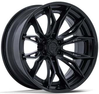 20x9 fuel off-road mutiny matte black w/ gloss black lip fc404 (6-lug) 6x5.5/139.7 1mm - image