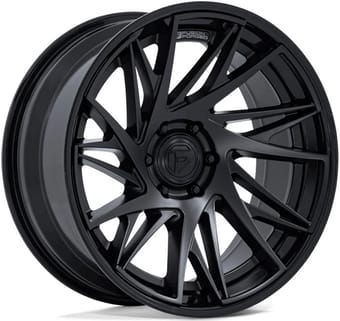 20x10 fuel off-road dynamo matte black w/ gloss black lip fc405 5x5/127 -18mm - image