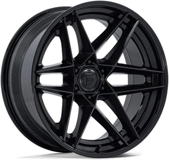 20x10 fuel off-road flight matte black w/ gloss black lip fc408 6x135 -18mm - image