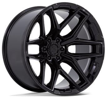 18x9 fuel off-road flux gloss black (6-lug) fc854 6x5.5/139.7 1mm - image