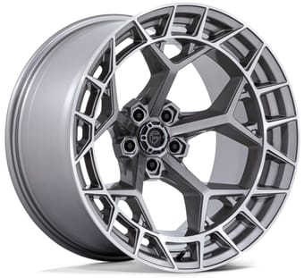(clearance - no returns) 22x12 fuel off-road charger platinum (5-lug) fc873 (* may require trimming) 5x5/127 -44mm - image