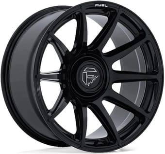 20x10 fuel off-road halo gloss black fc906 5x127/5 | 5x139.7/5.5 -18mm - image