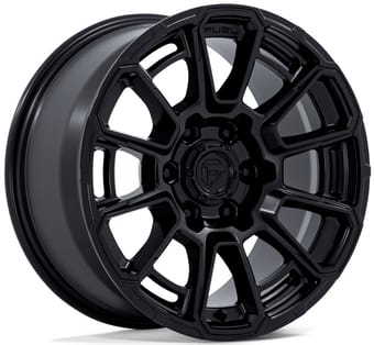 17x9 fuel off-road foxhound blackout fc910 6x139.7/5.5 1mm - image