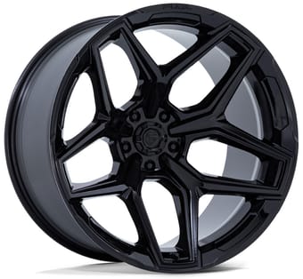 17x9 fuel off-road flux gloss black (5-lug) fc854 5x5/127 -12mm - image