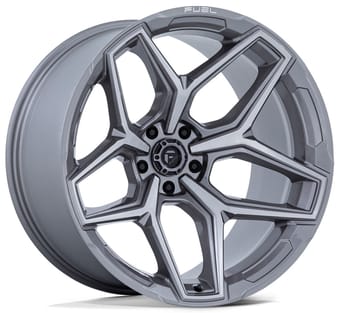 17x9 fuel off-road flux platinum (5-lug) fc854 5x5/127 -12mm - image