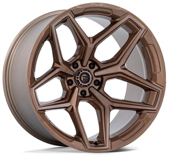 17x9 fuel off-road flux platinum bronze (5-lug) fc854 5x5/127 -12mm - image